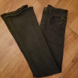 American Eagle, Black, Stretch, Flared, size 4 Long